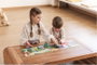 Diset Puzzle XXL Le Petit Chaperon Rouge - Puzzle de construction et livre d'histoire avec 30 pièces et marionnettes de doigt
