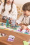 Diset Puzzle XXL Le Petit Chaperon Rouge - Puzzle de construction et livre d'histoire avec 30 pièces et marionnettes de doigt