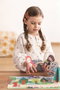 Diset Puzzle XXL Le Petit Chaperon Rouge - Puzzle de construction et livre d'histoire avec 30 pièces et marionnettes de doigt