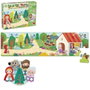 Diset Puzzle XXL Le Petit Chaperon Rouge - Puzzle de construction et livre d'histoire avec 30 pièces et marionnettes de doigt
