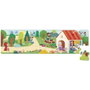 Diset Puzzle XXL Le Petit Chaperon Rouge - Puzzle de construction et livre d'histoire avec 30 pièces et marionnettes de doigt