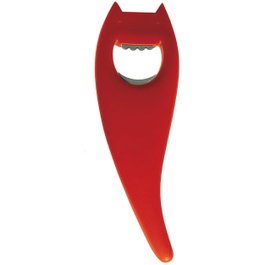 Alessi Diabolix Ouvre-bouteille Rouge en Résine et Acier Inoxydable