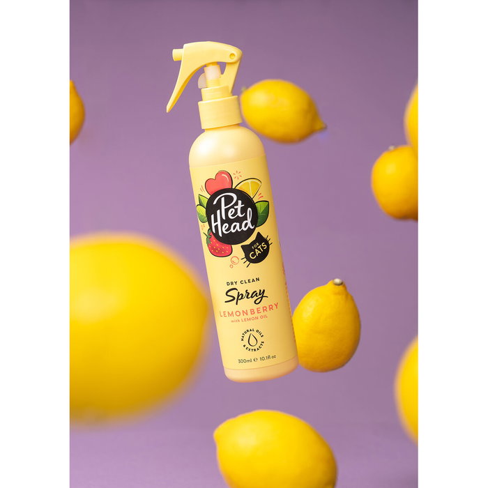 Pet Head Felin' Good Spray 300 ml - Spray de soin sec pour chats, revitalise et nettoie le pelage sans eau Pet Head Felin' Good Spray 300 ml - Spray de soin sec pour chats, revitalise et nettoie le pelage sans eau