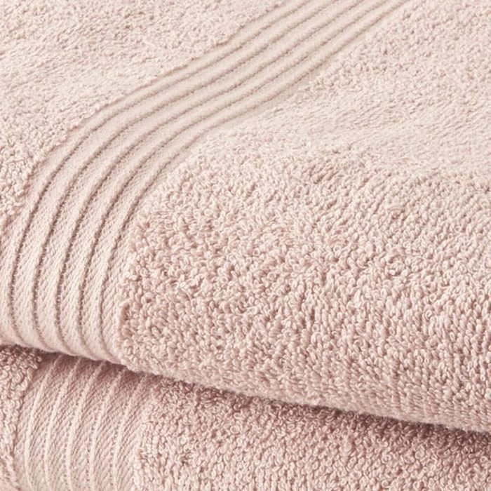 TODAY Lot de 2 Serviettes de Toilette 50 x 90 cm Rose des Sables