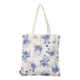 Cerdá Sac Shopping Stitch pour enfant - 36.0 x 39.0 x 0.4 cm, disponible en bleu