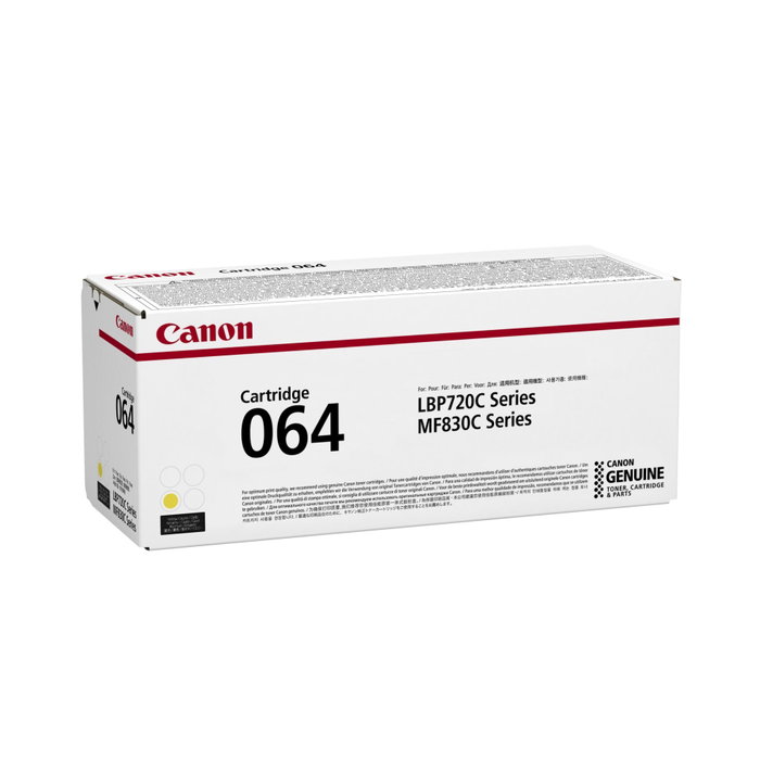 Canon Cartouche de toner 064 Jaune (4931C001) 5000 pages