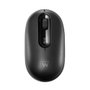 Ewent EW3241 Souris sans fil Bluetooth 5.0 2.4Ghz avec récepteur USB-A, silencieuse noire