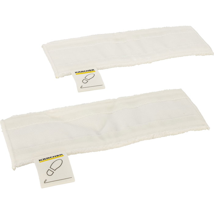 Karcher Kit de 2 serpillères pour surfaces délicates compatible EasyFix