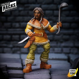 Boss Fight Studio Vitruvian H.A.C.K.S. figurine Dwarf Tavern Keeper Madame Ruskin