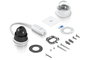 Ubiquiti Caméra de sécurité IP intérieure PoE 4MP (2K) avec vision nocturne IR, angle ultra-large 102.4°, détection IA, boîtier IK06 en alliage d'aluminium et polycarbonate