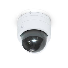 Ubiquiti Caméra de sécurité IP intérieure PoE 4MP (2K) avec vision nocturne IR, angle ultra-large 102.4°, détection IA, boîtier IK06 en alliage d'aluminium et polycarbonate