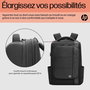 HP Sac à dos Renew Executive pour ordinateur portable 16" - Extension de rangement, port USB-C, fabrication en plastique recyclé