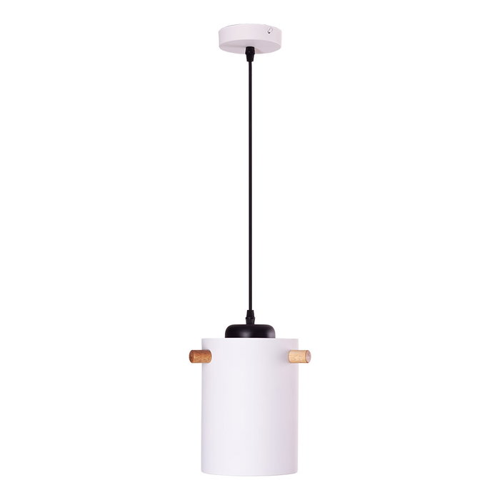 Suspension Dahlia Bois Acier 1xE27 Sans Ampoule Blanc SKD-P1011-W Suspension Dahlia Bois Acier 1xE27 Sans Ampoule Blanc SKD-P1011-W