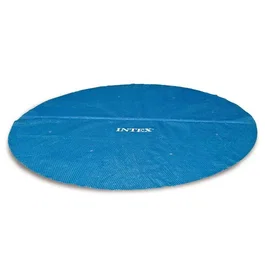 Intex 28015 Bâche à bulles pour piscine hors sol ronde, diamètre 549 cm - Épaisseur 160 microns pour une isolation thermique efficace