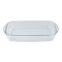 San Ignacio Experto Plat Rectangulaire en Verre Borosilicate pour Four 2 L 32,5 x 20,2 x 5,2 cm
