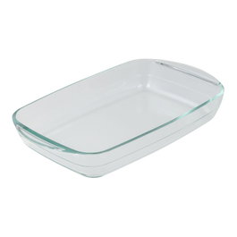 San Ignacio Experto Plat Rectangulaire en Verre Borosilicate pour Four 2 L 32,5 x 20,2 x 5,2 cm