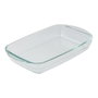 San Ignacio Experto Plat Rectangulaire en Verre Borosilicate pour Four 2 L 32,5 x 20,2 x 5,2 cm