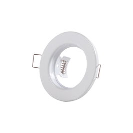 Sara Bague Projecteur Downlight Rond Acier 81mm - Blanc