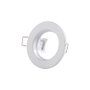 Sara Bague Projecteur Downlight Rond Acier 81mm - Blanc