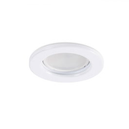 Sara Bague Projecteur Downlight Rond Acier 81mm - Blanc