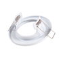 Sara Bague Projecteur Downlight Rond Acier 81mm - Blanc