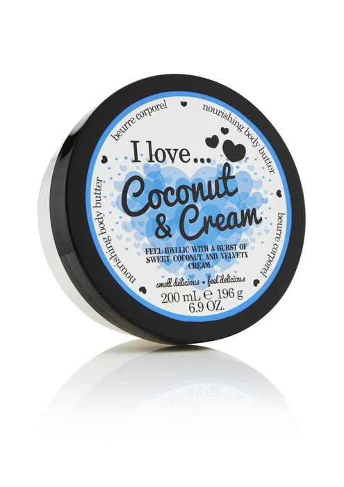 I Love Coconut & Cream Beurre Corporel Hydratant 200 ml I Love Coconut & Cream Beurre Corporel Hydratant 200 ml