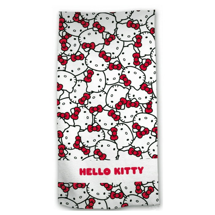 SANRIO Serviette Hello Kitty en microfibre 70x140 cm 250 g/m² - 100% polyester SANRIO Serviette Hello Kitty en microfibre 70x140 cm 250 g/m² - 100% polyester