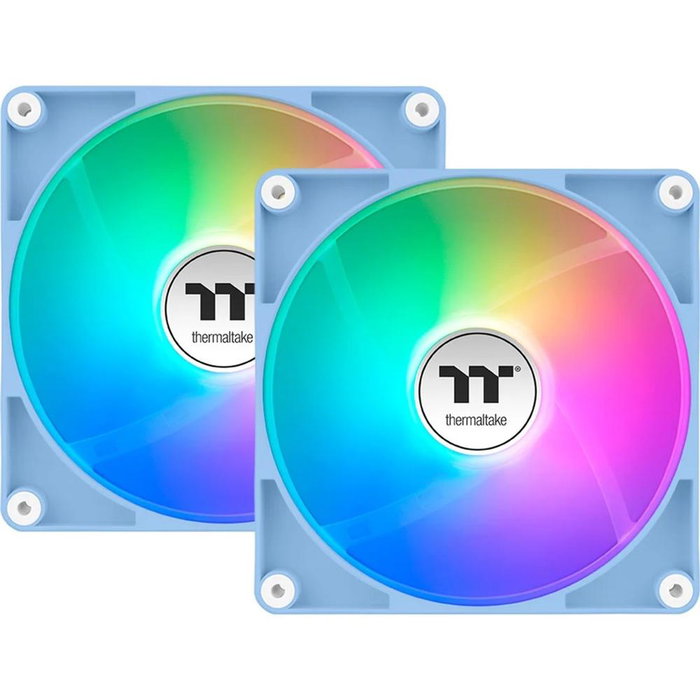 Thermaltake CT120 ARGB 2X Ventilateur de boîtier 120mm Bleu Hydrangea Thermaltake CT120 ARGB 2X Ventilateur de boîtier 120mm Bleu Hydrangea