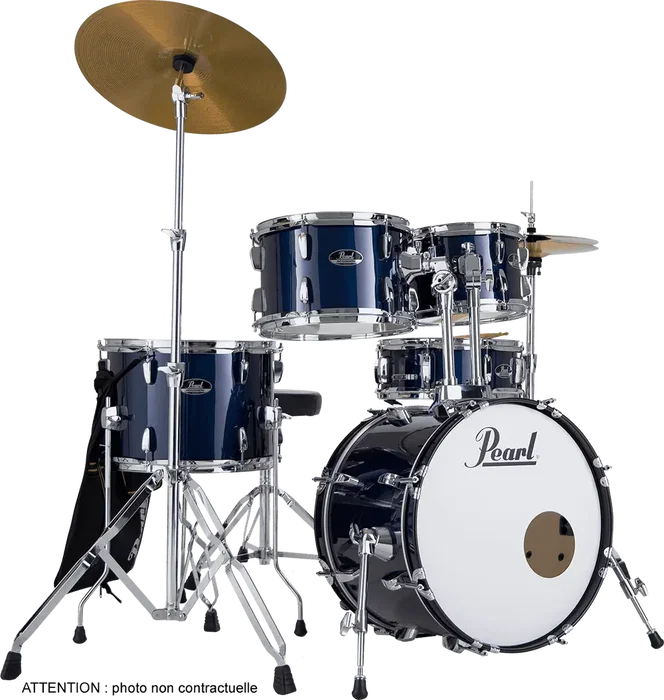 PEARL Kit Roadshow 1812B/1007T/1208T/1410F + 1305SH + 2 Platos Solar - Royal Blue Metallic PEARL Kit Roadshow 1812B/1007T/1208T/1410F + 1305SH + 2 Platos Solar - Royal Blue Metallic