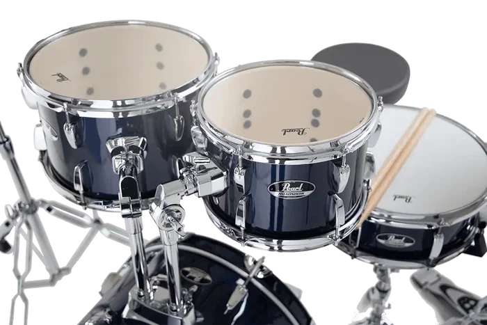 PEARL Kit Roadshow 1812B/1007T/1208T/1410F + 1305SH + 2 Platos Solar - Royal Blue Metallic PEARL Kit Roadshow 1812B/1007T/1208T/1410F + 1305SH + 2 Platos Solar - Royal Blue Metallic