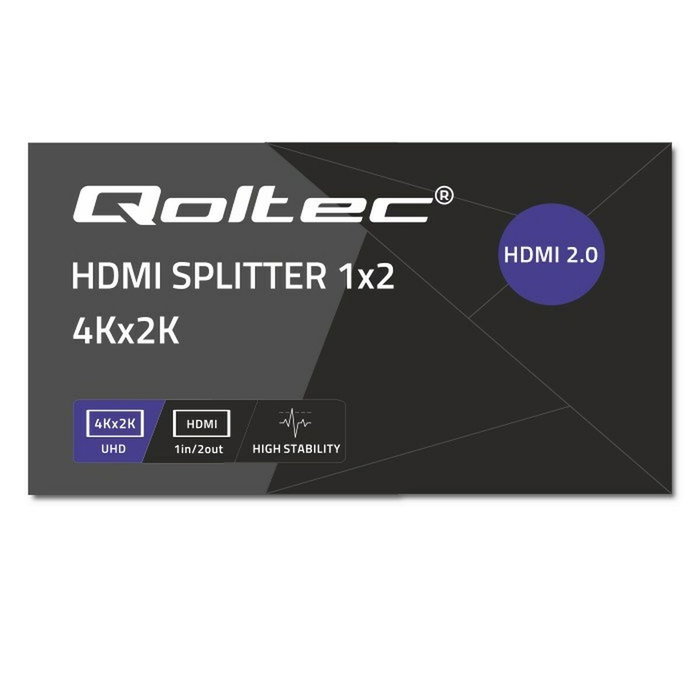 Switch HDMI Qoltec 51797 Noir