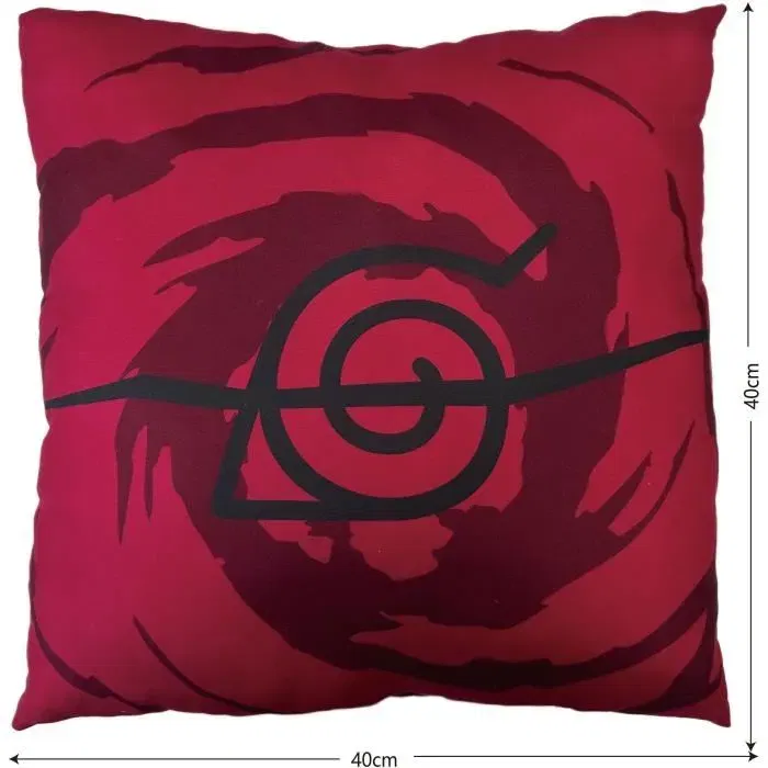 Naruto - Coussin décoratif double face 40x40 cm microfibre - Motif Akatsuki de Naruto Shippuden - Décoration d'intérieur Naruto - Coussin décoratif double face 40x40 cm microfibre - Motif Akatsuki de Naruto Shippuden - Décoration d'intérieur