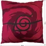 Naruto - Coussin décoratif double face 40x40 cm microfibre - Motif Akatsuki de Naruto Shippuden - Décoration d'intérieur