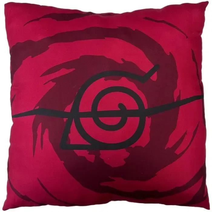 Naruto - Coussin décoratif double face 40x40 cm microfibre - Motif Akatsuki de Naruto Shippuden - Décoration d'intérieur Naruto - Coussin décoratif double face 40x40 cm microfibre - Motif Akatsuki de Naruto Shippuden - Décoration d'intérieur