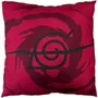 Naruto - Coussin décoratif double face 40x40 cm microfibre - Motif Akatsuki de Naruto Shippuden - Décoration d'intérieur