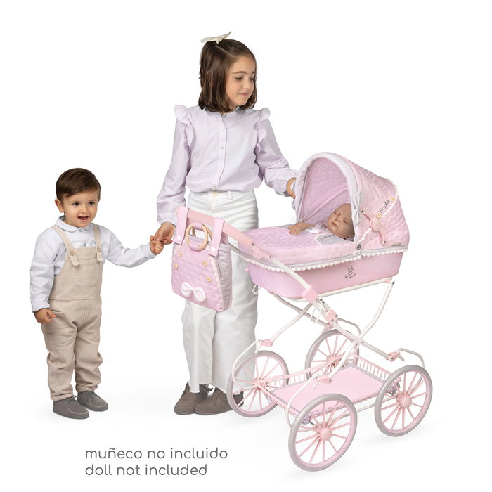 Decuevas Coche de poupée Sophie pliable avec sombrille et sac Decuevas Coche de poupée Sophie pliable avec sombrille et sac