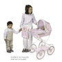 Decuevas Poussette de poupée pliable avec ombrelle et sac - pour poupées jusqu'à 48 cm