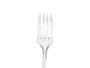 Kinvara Set de 36 Fourchettes à Dessert en Plastique Transparent 16 cm (Set de 48)