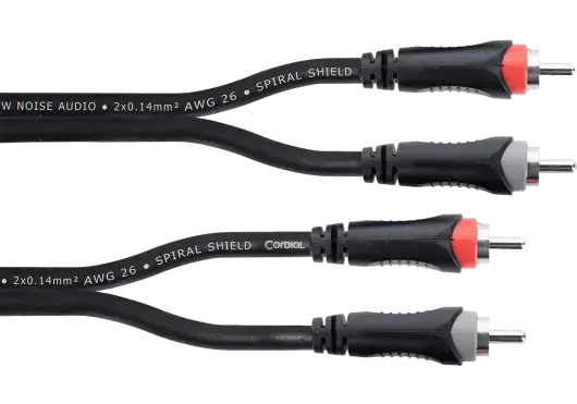 CORDIAL Câble Audio Double RCA/RCA 1 m CORDIAL Câble Audio Double RCA/RCA 1 m