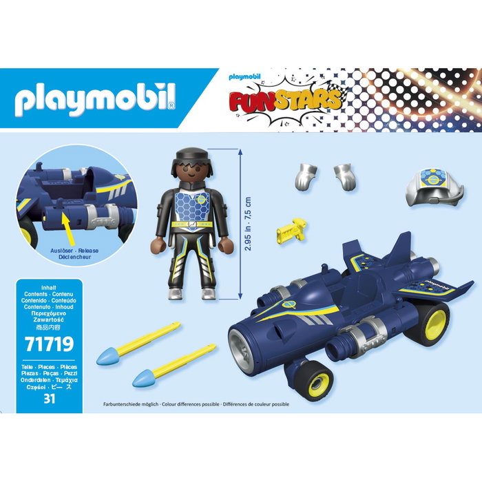 Playmobil Kart vaisseau spatial Funstars 71719