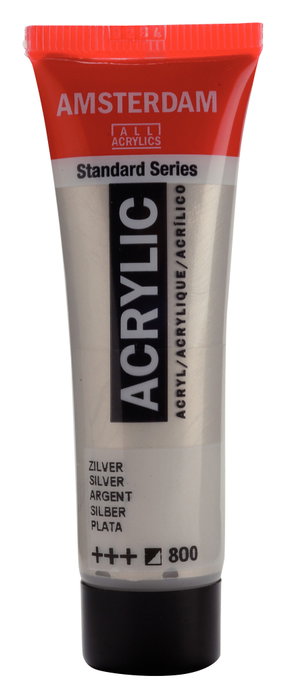 Amsterdam Standard Series Peinture Acrylique Argent 800 - Tube 20 ml Amsterdam Standard Series Peinture Acrylique Argent 800 - Tube 20 ml