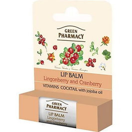 Baume à lèvres Green Pharmacy Lingonberry and Cranberry 3,6 g Crème