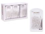 Pincello Lot de 60 punaises transparentes en plastique et métal 2.5 x 11.5 x 1.5 cm (Set de 24)