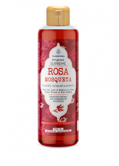 ESENTIAL AROMS Shampoo Rosa Mosqueta Supreme 200ml ESENTIAL AROMS Shampoo Rosa Mosqueta Supreme 200ml