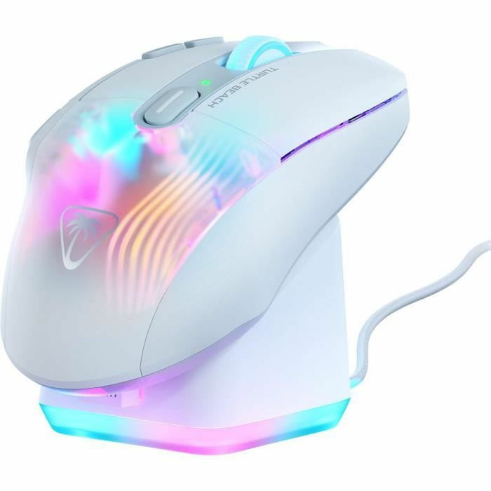 Turtle Beach Kone XP Air - Souris gaming sans fil avec station de charge - Blanc