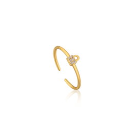 Ania Haie Bague R032-02G Dorée Taille 53