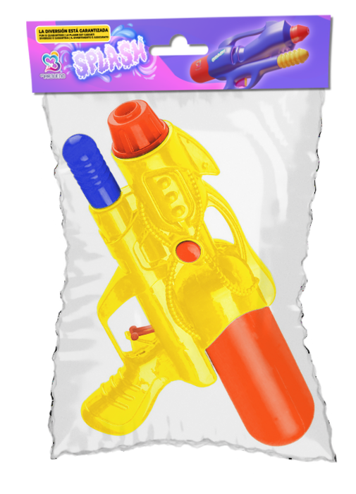 Marbueno Pistole à eau en plastique couleur jaune 27,6x15 cm pour jardin, piscine et plage MARBUENO SUMMER 10133AM Marbueno Pistole à eau en plastique couleur jaune 27,6x15 cm pour jardin, piscine et plage MARBUENO SUMMER 10133AM