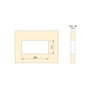 Emuca Atom 26 Lite Multiconnecteur pour bureau Blanc