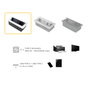 Emuca Atom 26 Lite Multiconnecteur pour bureau Blanc