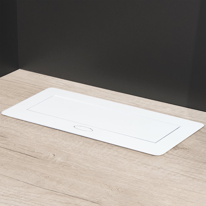 Emuca Atom 26 Lite Multiconnecteur pour bureau Blanc